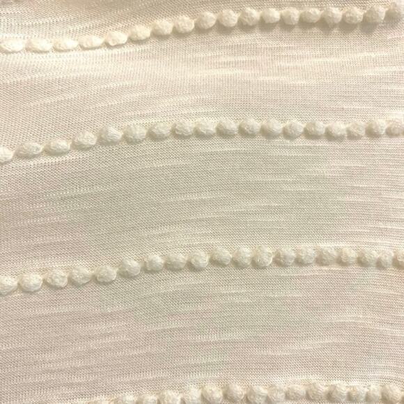 Bobeau Flutter Sleeve Cold Shoulder Top White XS - Picture 4 of 6